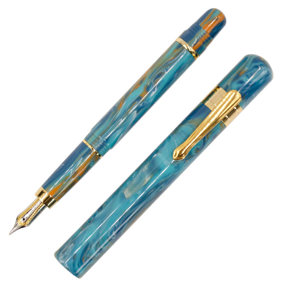 Taccia Covenant Fountain Pen Blue Apatite by Taccia at Cult Pens