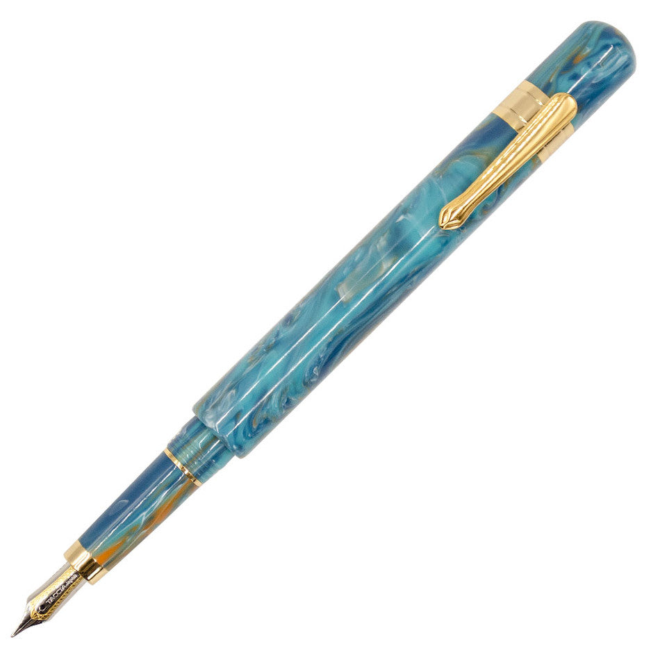 Taccia Covenant Fountain Pen Blue Apatite by Taccia at Cult Pens