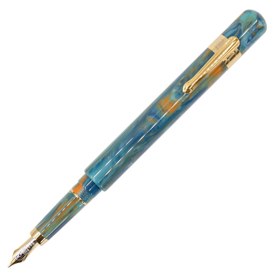 Taccia Covenant Fountain Pen Blue Apatite 14k nib by Taccia at Cult Pens