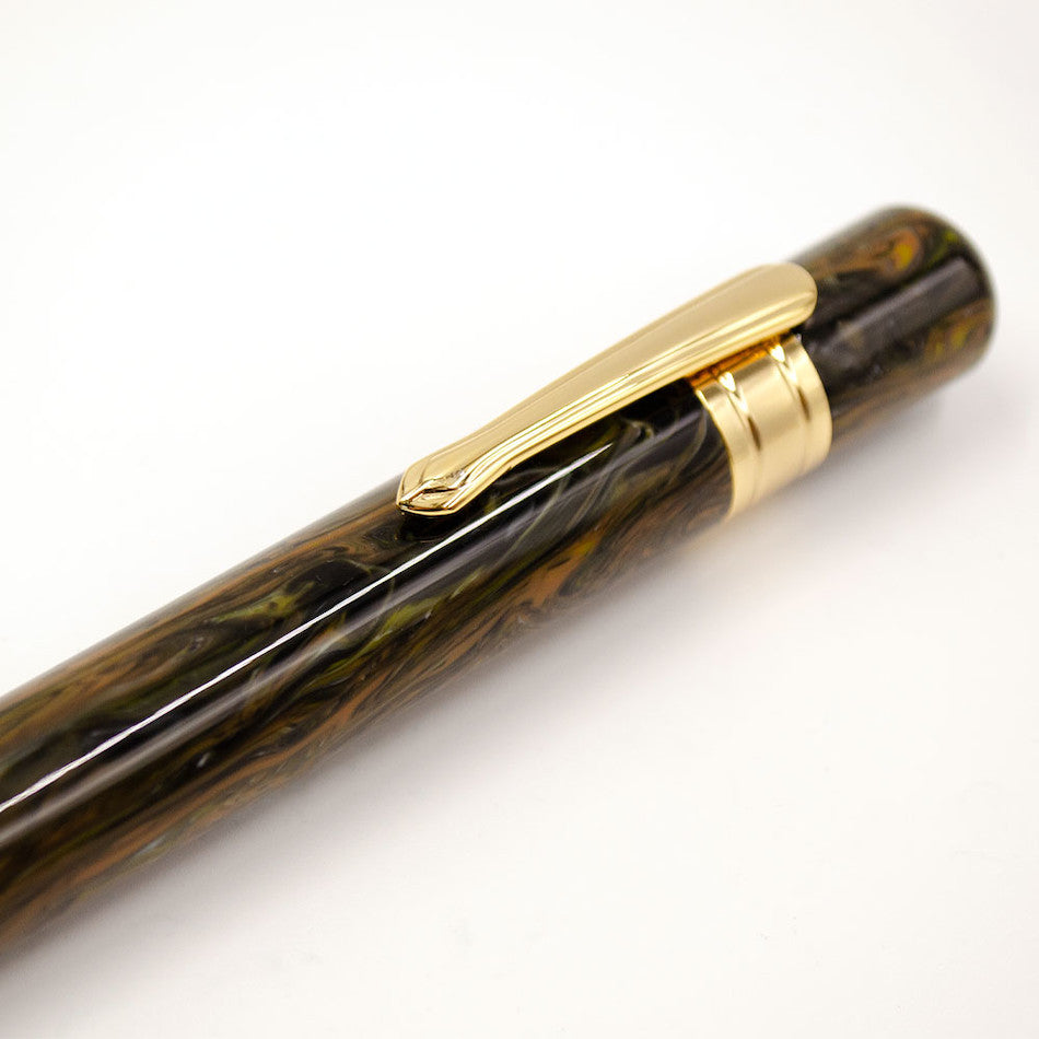 Taccia Covenant Fountain Pen Bumble Bee Jasper 14k nib by Taccia at Cult Pens