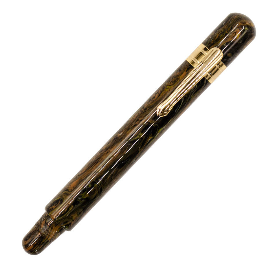 Taccia Covenant Fountain Pen Bumble Bee Jasper 14k nib by Taccia at Cult Pens