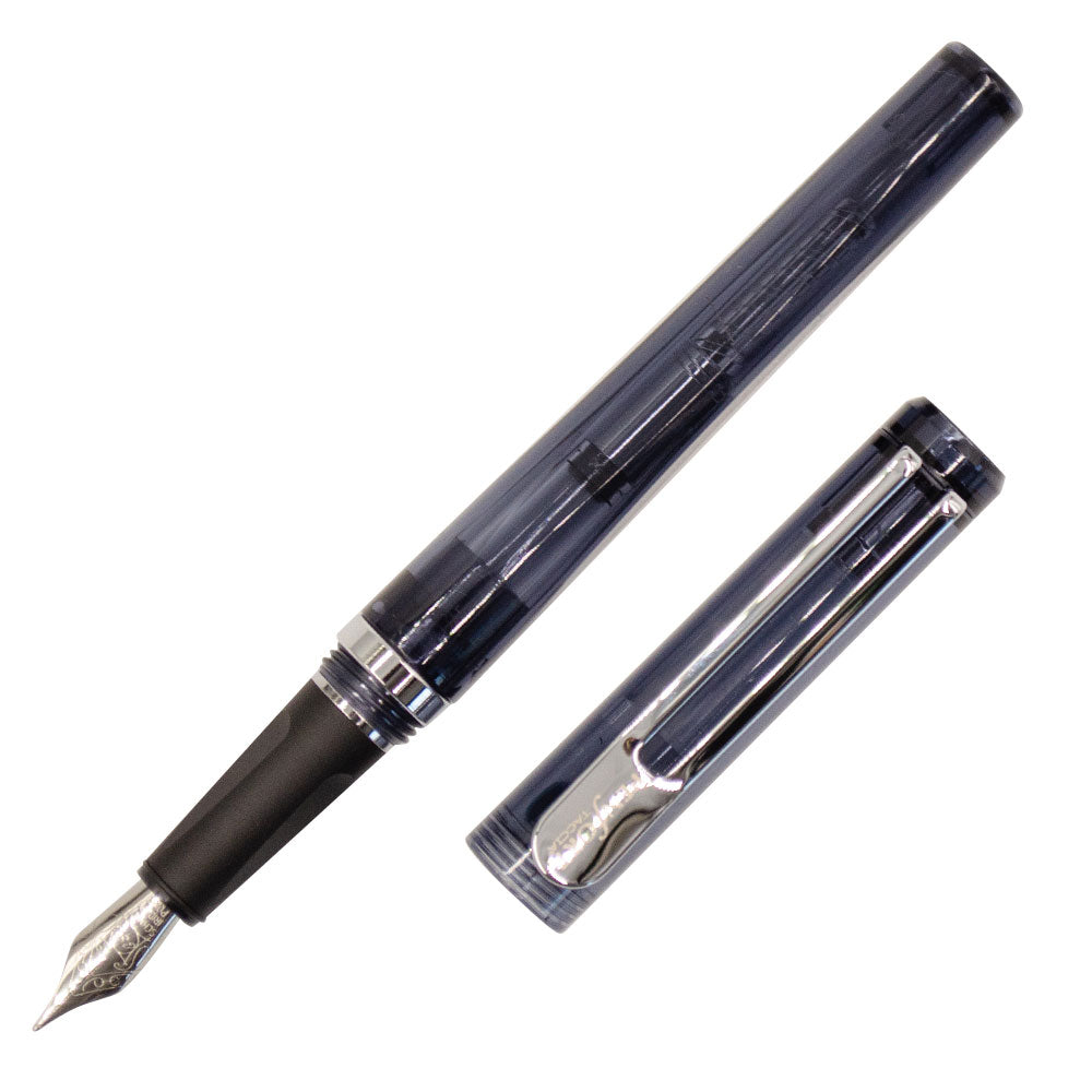 Taccia Facet Fountain Pen Clear Black by Taccia at Cult Pens