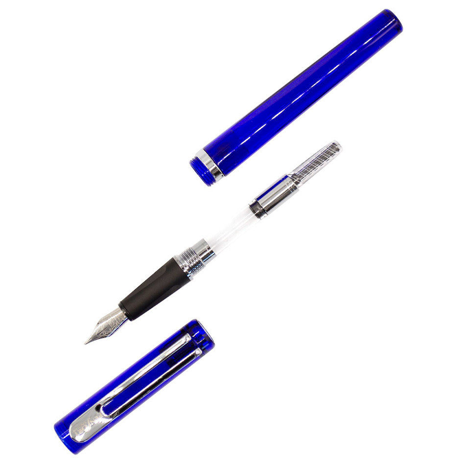Taccia Facet Fountain Pen Clear Blue by Taccia at Cult Pens