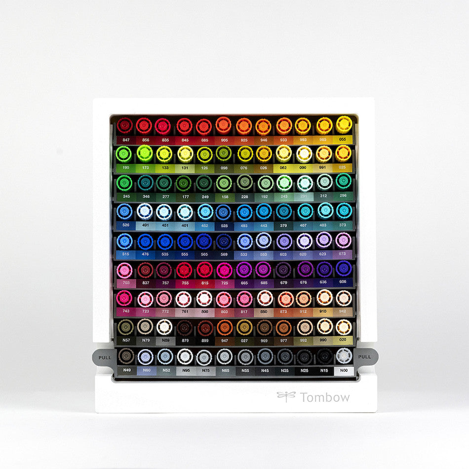 Tombow ABT Dual Brush Pens Set of 108 With Organiser by Tombow at Cult Pens