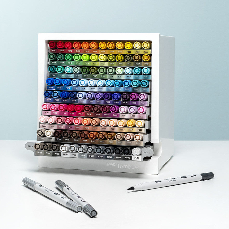 Tombow ABT Dual Brush Pens Set of 108 With Organiser by Tombow at Cult Pens