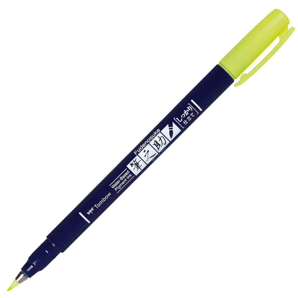Tombow Fudenosuke Neon Colour Brush Pen by Tombow at Cult Pens