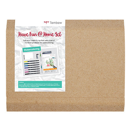 Tombow Have Fun at Home Set Watercolouring by Tombow at Cult Pens