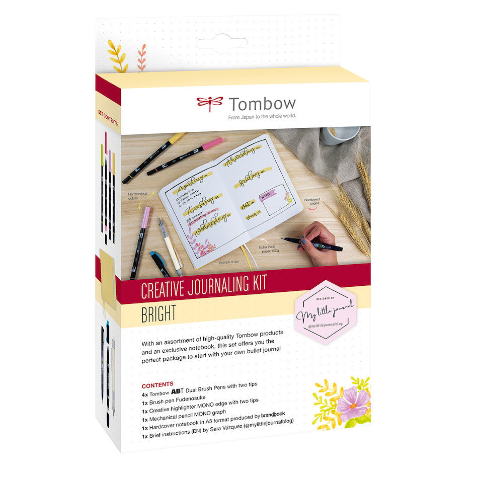 Tombow Creative Journaling Kit Bright by Tombow at Cult Pens