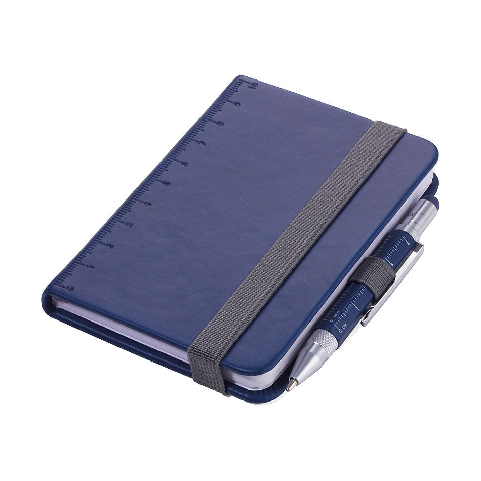 Troika Lilipad Notepad and Liliput Pen Dark Blue by Troika at Cult Pens