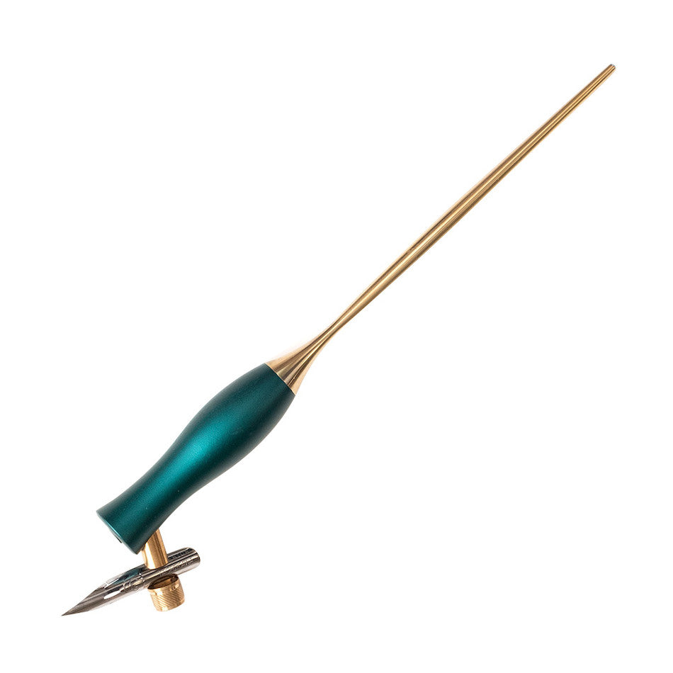 Tom's Studio The Bloom Oblique Nib Holder Ivy by Tom's Studio at Cult Pens