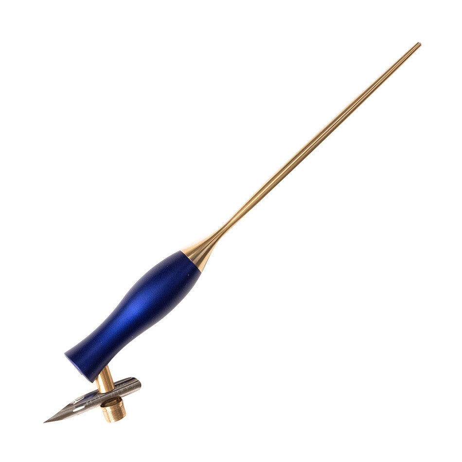 Tom's Studio The Bloom Oblique Nib Holder Bluebell by Tom's Studio at Cult Pens