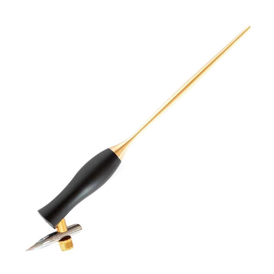 Tom's Studio The Bloom Oblique Nib Holder Jet Black by Tom's Studio at Cult Pens