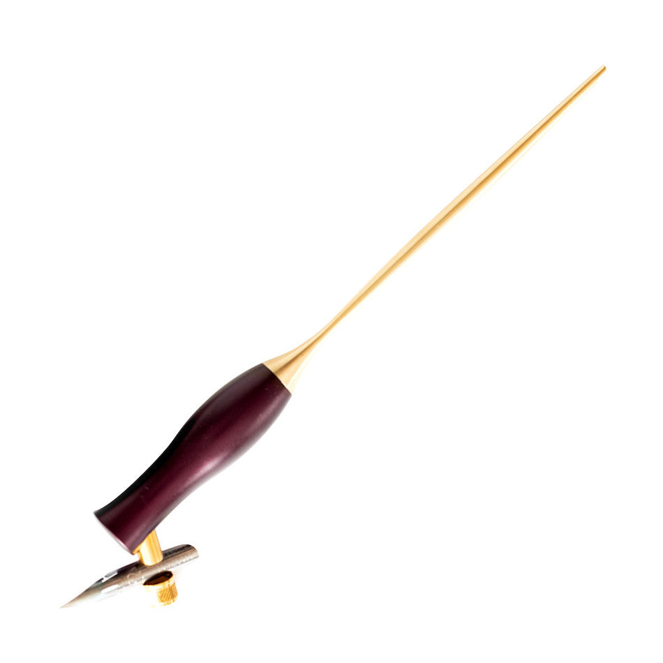 Tom's Studio The Bloom Oblique Nib Holder Mulberry by Tom's Studio at Cult Pens