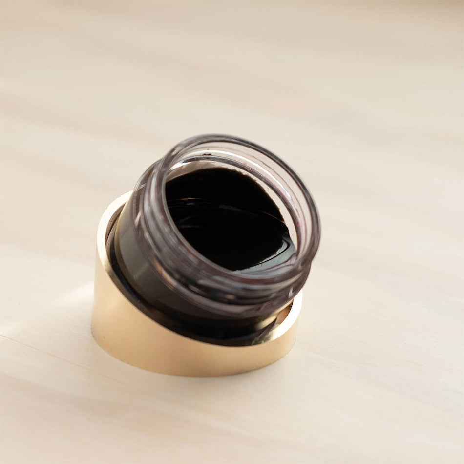 Tom's Studio The Tilt Brass Ink Pot Holder by Tom's Studio at Cult Pens