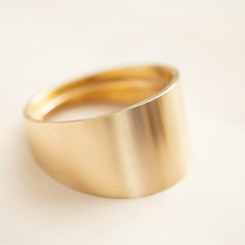 Tom's Studio The Tilt Brass Ink Pot Holder by Tom's Studio at Cult Pens