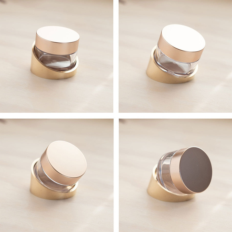 Tom's Studio The Tilt Brass Ink Pot Holder by Tom's Studio at Cult Pens