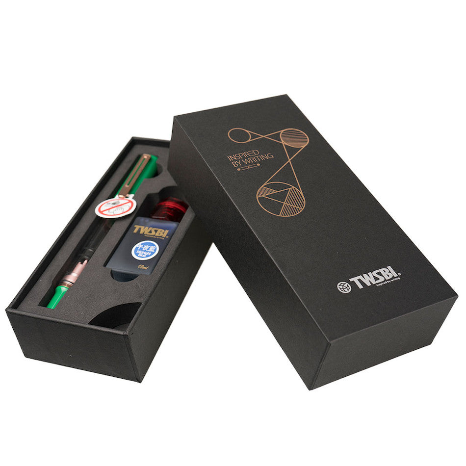 TWSBI Eco-T Fountain Pen Royal Jade Gift Set by TWSBI at Cult Pens
