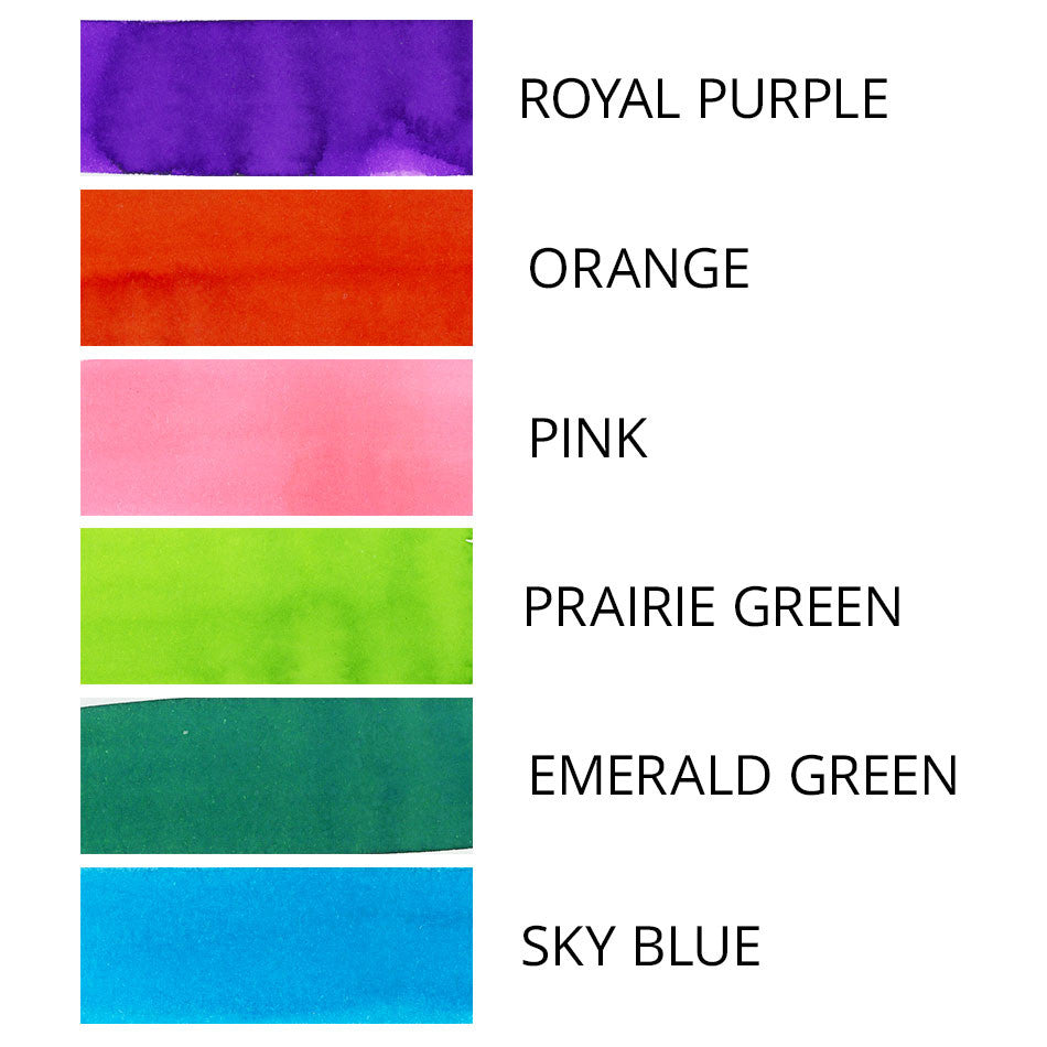 TWSBI 1791 Bottled Ink 18ml Set of 6 Assorted Limited Edition by TWSBI at Cult Pens