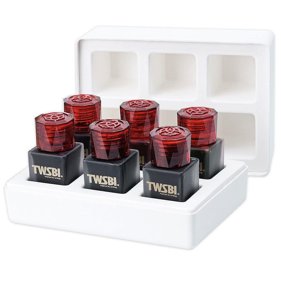TWSBI 1791 Bottled Ink 18ml Set of 6 Assorted Limited Edition by TWSBI at Cult Pens