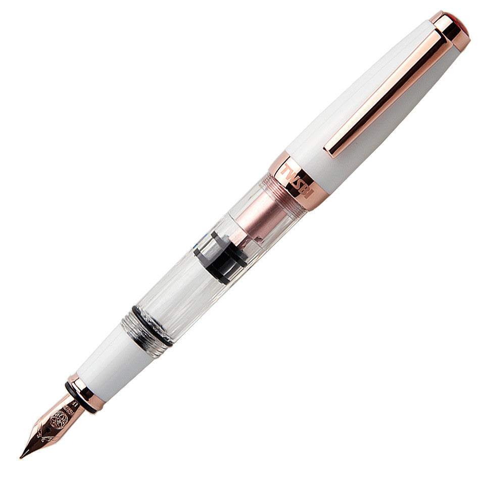 TWSBI Diamond Mini Fountain Pen White Rose Gold II by TWSBI at Cult Pens