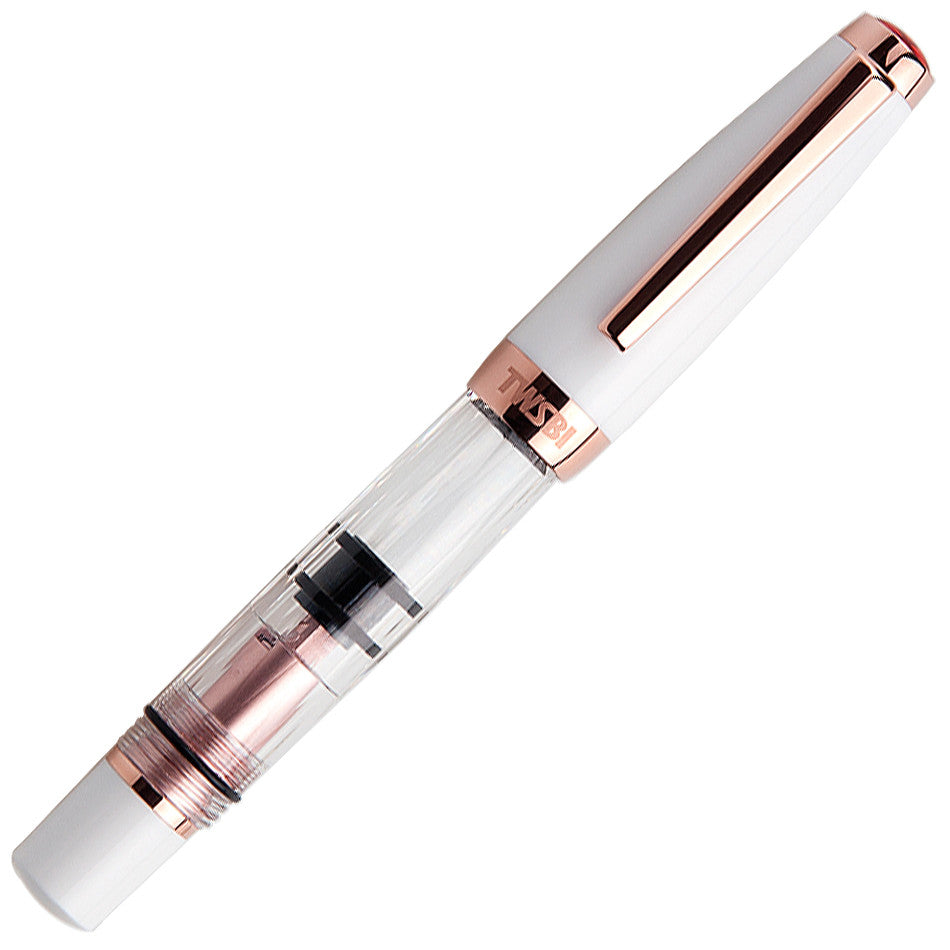 TWSBI Diamond Mini Fountain Pen White Rose Gold II by TWSBI at Cult Pens