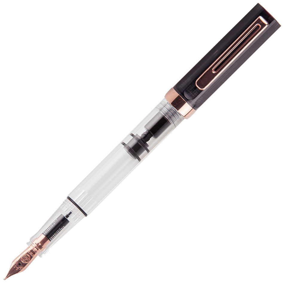 TWSBI Eco Fountain Pen Smoke with Rose Gold Trim by TWSBI at Cult Pens