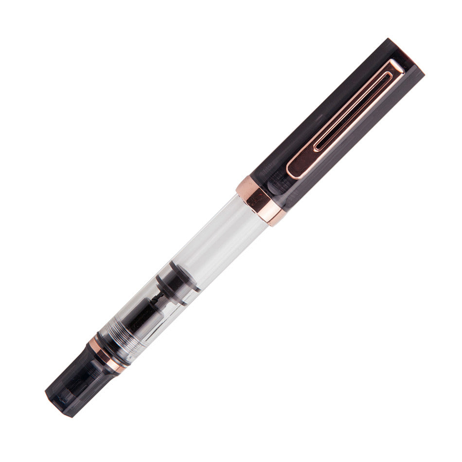 TWSBI Eco Fountain Pen Smoke with Rose Gold Trim by TWSBI at Cult Pens