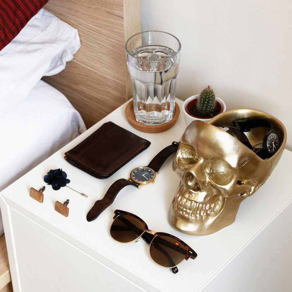 Suck UK Skull Desk Tidy by Suck UK at Cult Pens