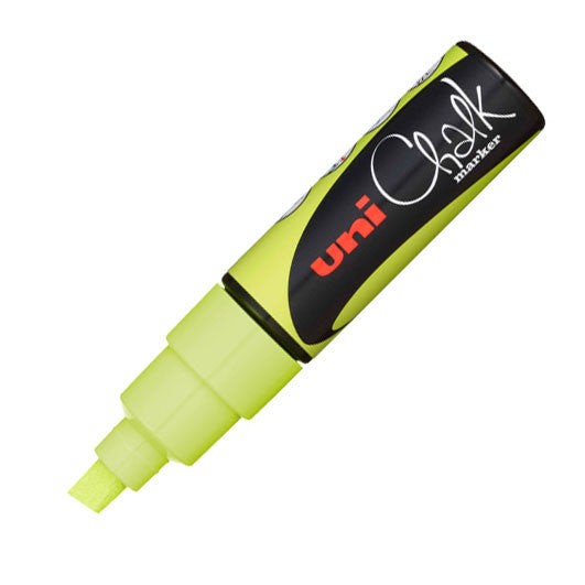 Uni Chalk Marker Pen PWE-8K Broad Chisel Tip by Uni at Cult Pens