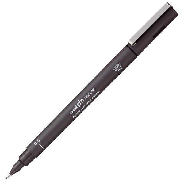 Uni PIN Drawing Pen Dark Grey by Uni at Cult Pens
