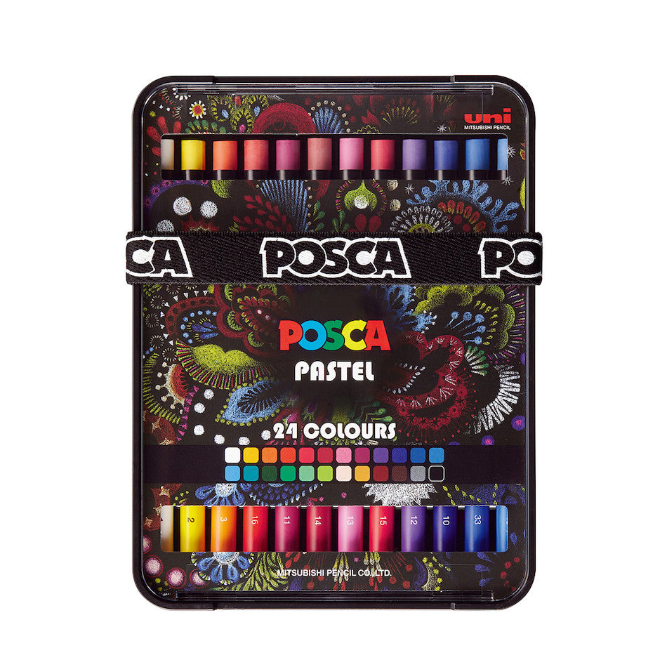 Uni POSCA Pastel Assorted Set of 24 by Uni at Cult Pens