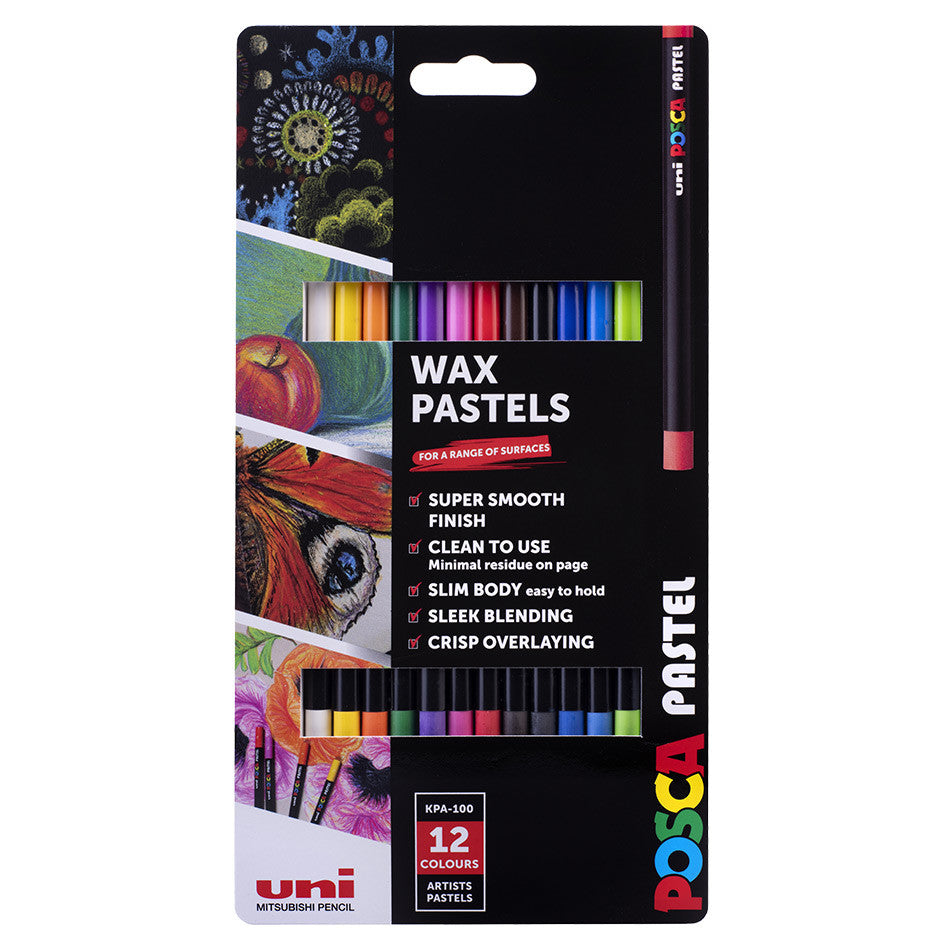 Uni POSCA Pastel Assorted Set of 12 Essential by Uni at Cult Pens