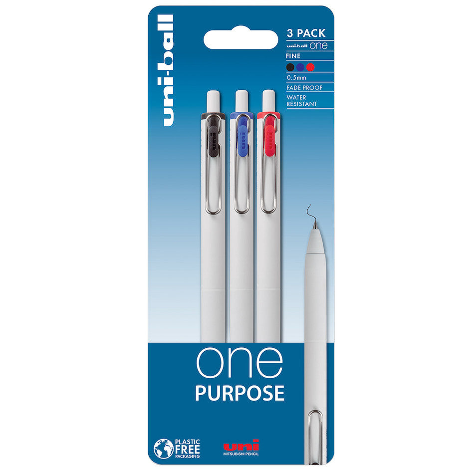Uni-ball On Point One Purpose Gel Pen 3 Pack by Uni at Cult Pens