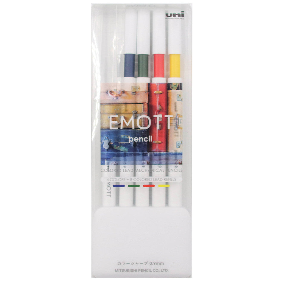 Uni Emott Mechanical Pencil Set of 4 Nostalgic Color by Uni at Cult Pens
