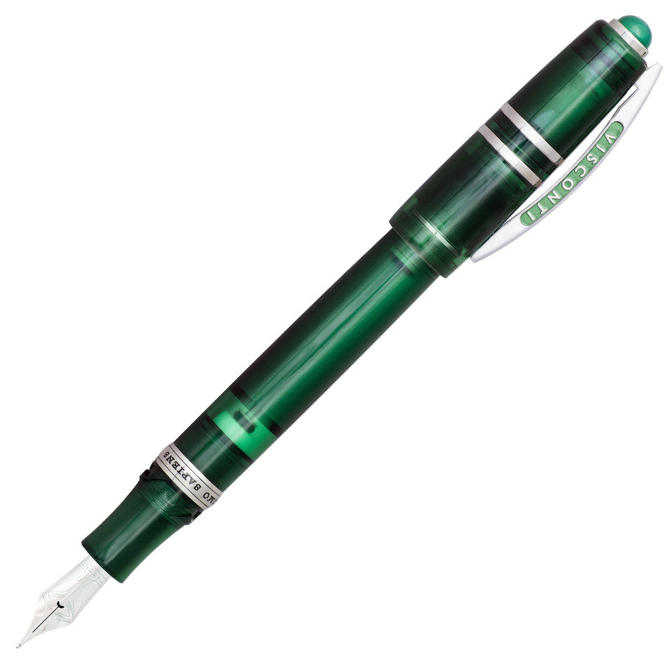 Visconti Homo Sapiens Demonstrator Stones Fountain Pen Dark Green Emerald by Visconti at Cult Pens