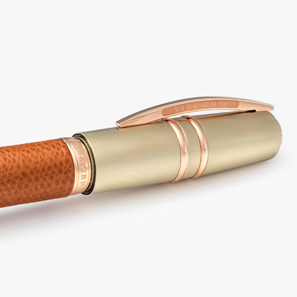 Visconti Homo Sapiens Dual Touch Rollerball Pen Cognac by Visconti at Cult Pens