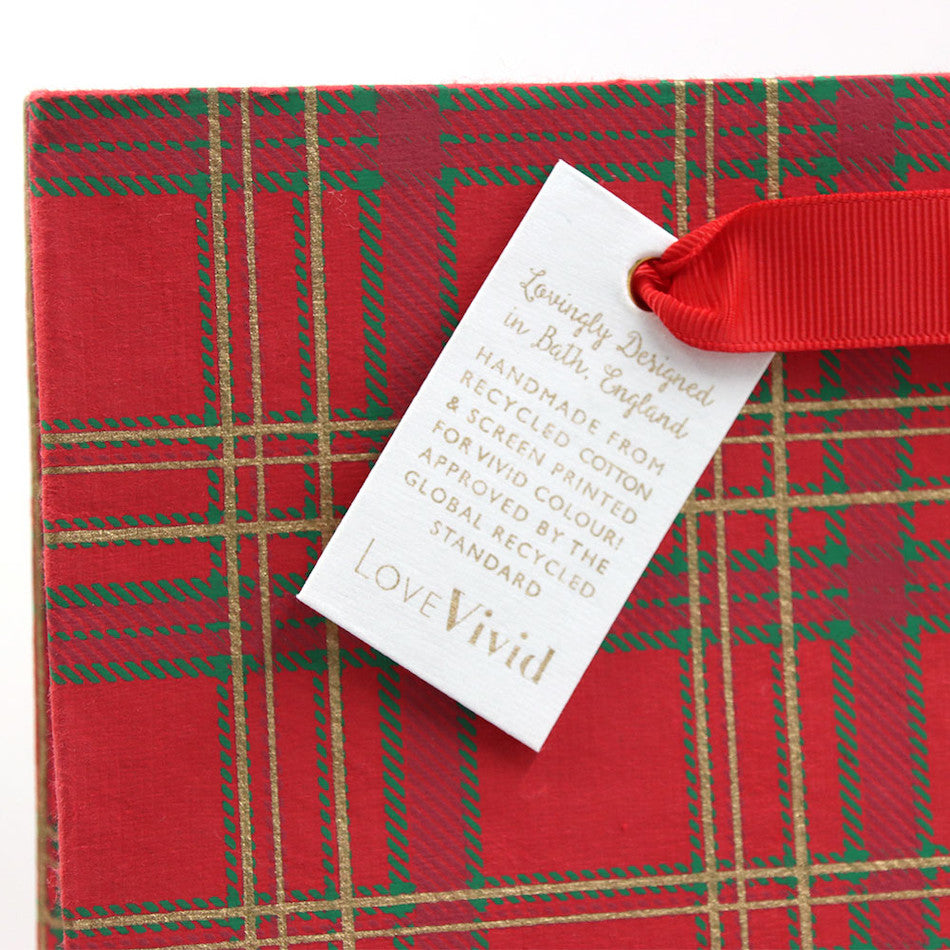 Vivid Bag & Tag Large Tartan by Vivid Wrap at Cult Pens
