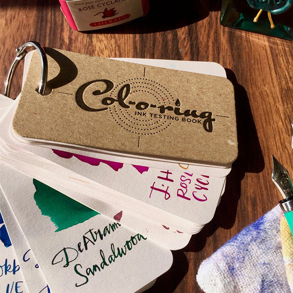The Well-Appointed Desk Col-o-ring Ink Testing Book by Well-Appointed Desk at Cult Pens