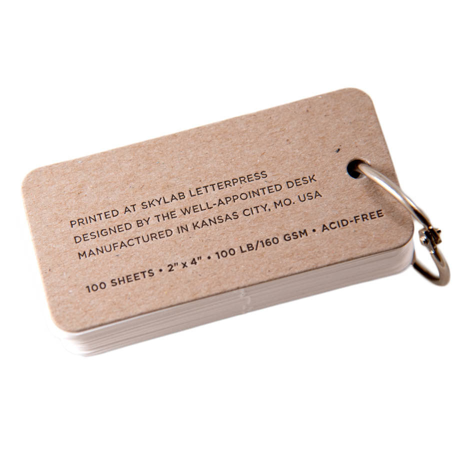 The Well-Appointed Desk Col-o-ring Ink Testing Book by Well-Appointed Desk at Cult Pens