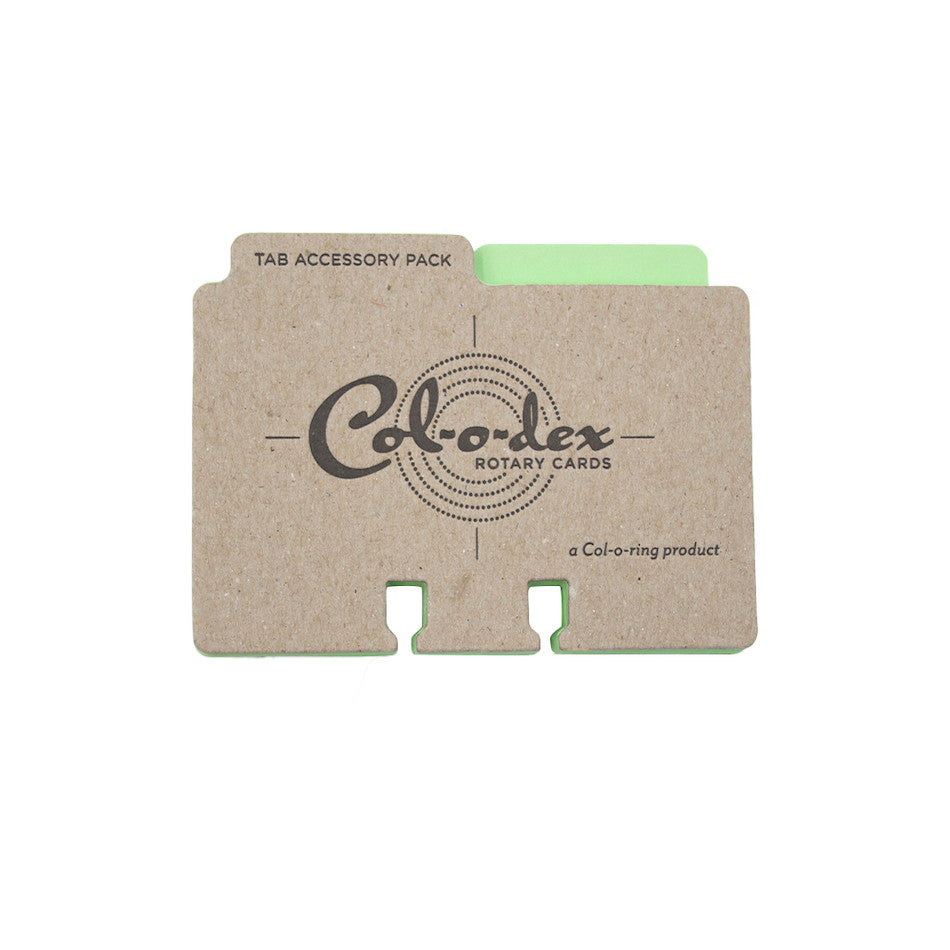The Well-Appointed Desk Col-o-Dex Tab Accessory Pack Green by Well-Appointed Desk at Cult Pens