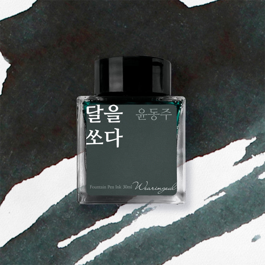 Wearingeul Yun Dong Ju Literature Fountain Pen Ink 30ml by Wearingeul at Cult Pens
