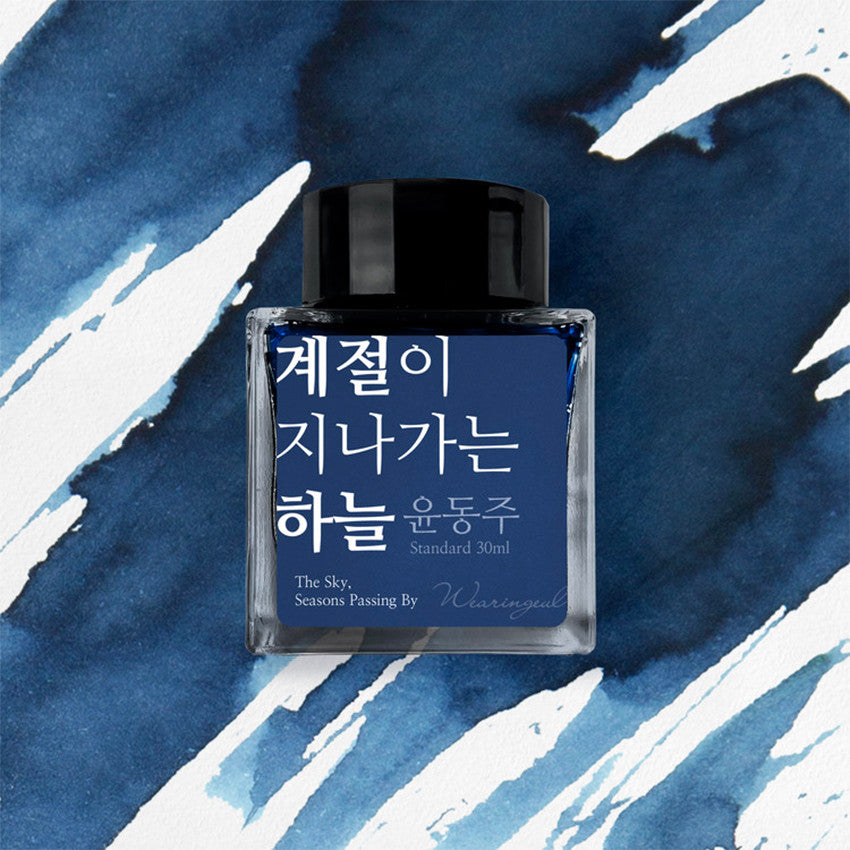 Wearingeul Yun Dong Ju Literature Fountain Pen Ink 30ml by Wearingeul at Cult Pens