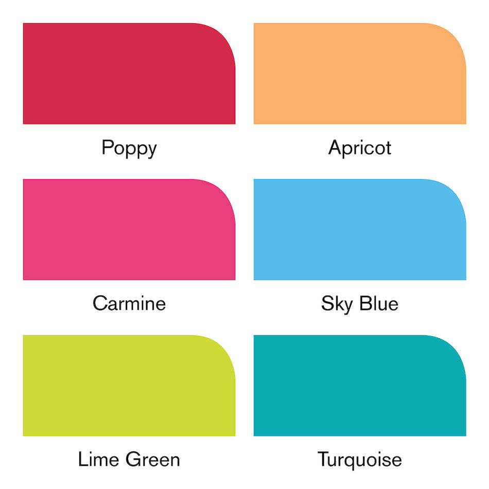 Winsor & Newton Promarker Brush Set of 6 Mid Tones by Winsor & Newton at Cult Pens