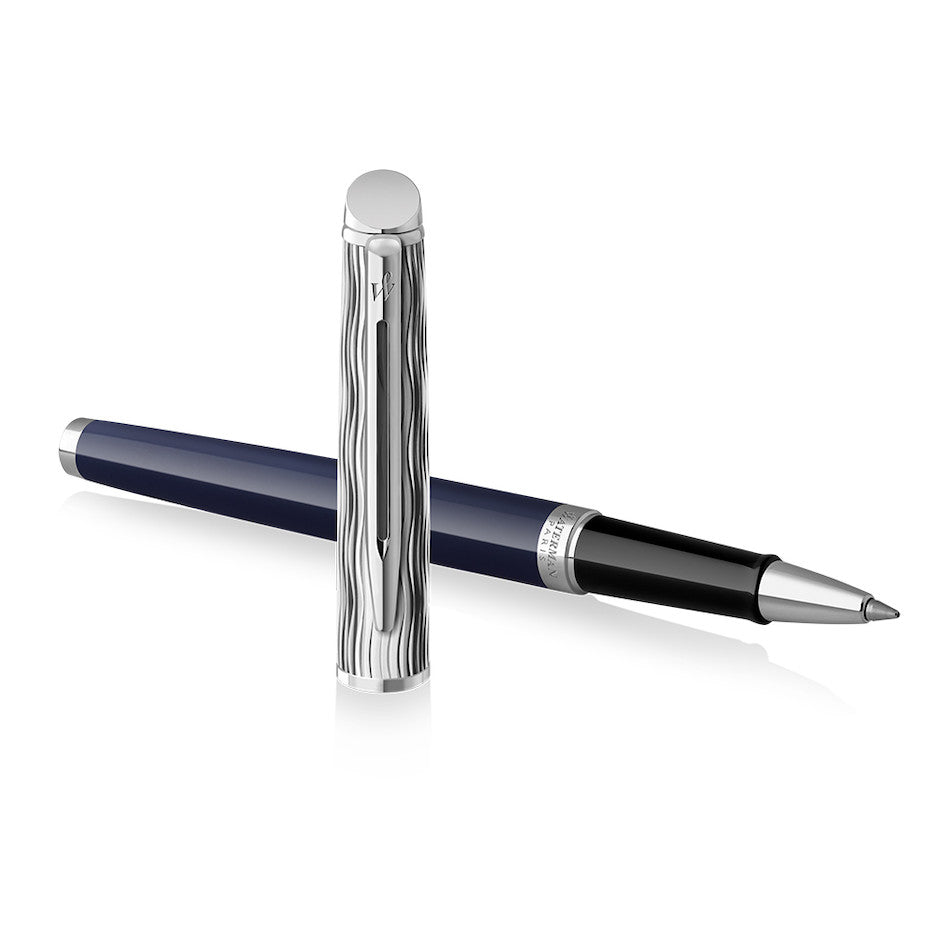 Waterman Hemisphere Rollerball Pen Special Edition Blue with Chrome Trim by Waterman at Cult Pens