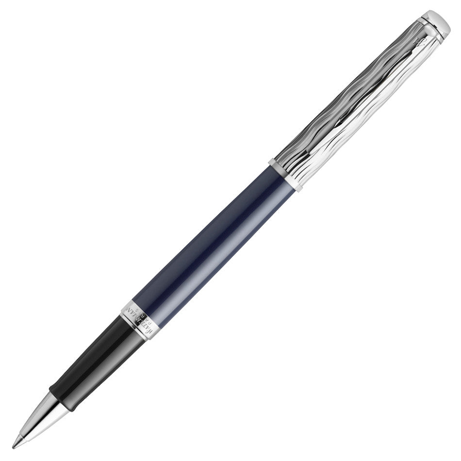 Waterman Hemisphere Rollerball Pen Special Edition Blue with Chrome Trim by Waterman at Cult Pens