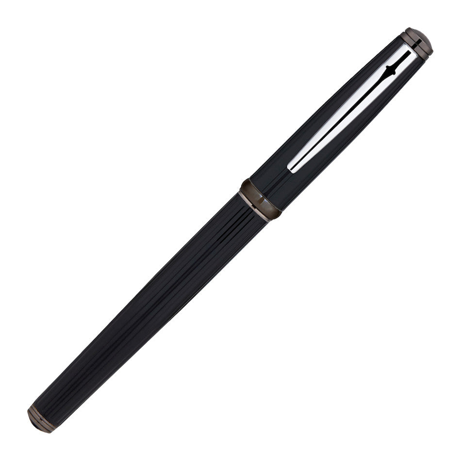 Yookers Corus Fibre Pen Black Lacquer 1.0mm by Yookers at Cult Pens