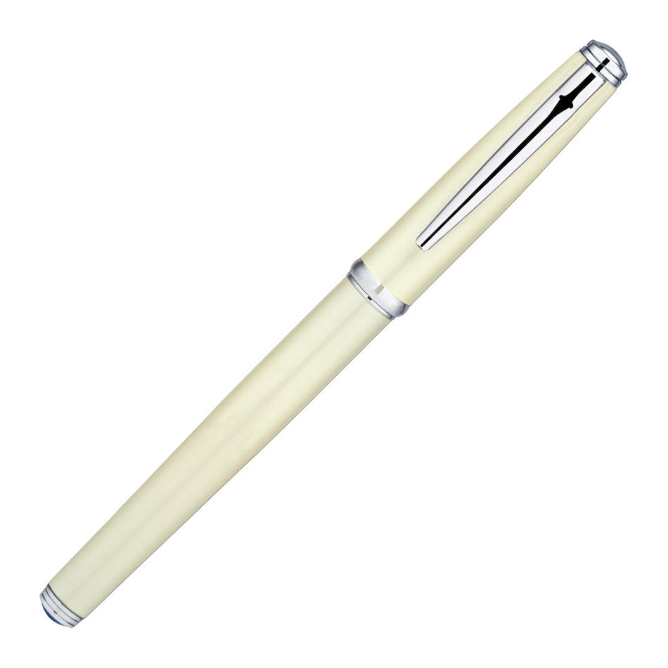 Yookers Corus Fibre Pen Pearl White Lacquer 1.0mm by Yookers at Cult Pens