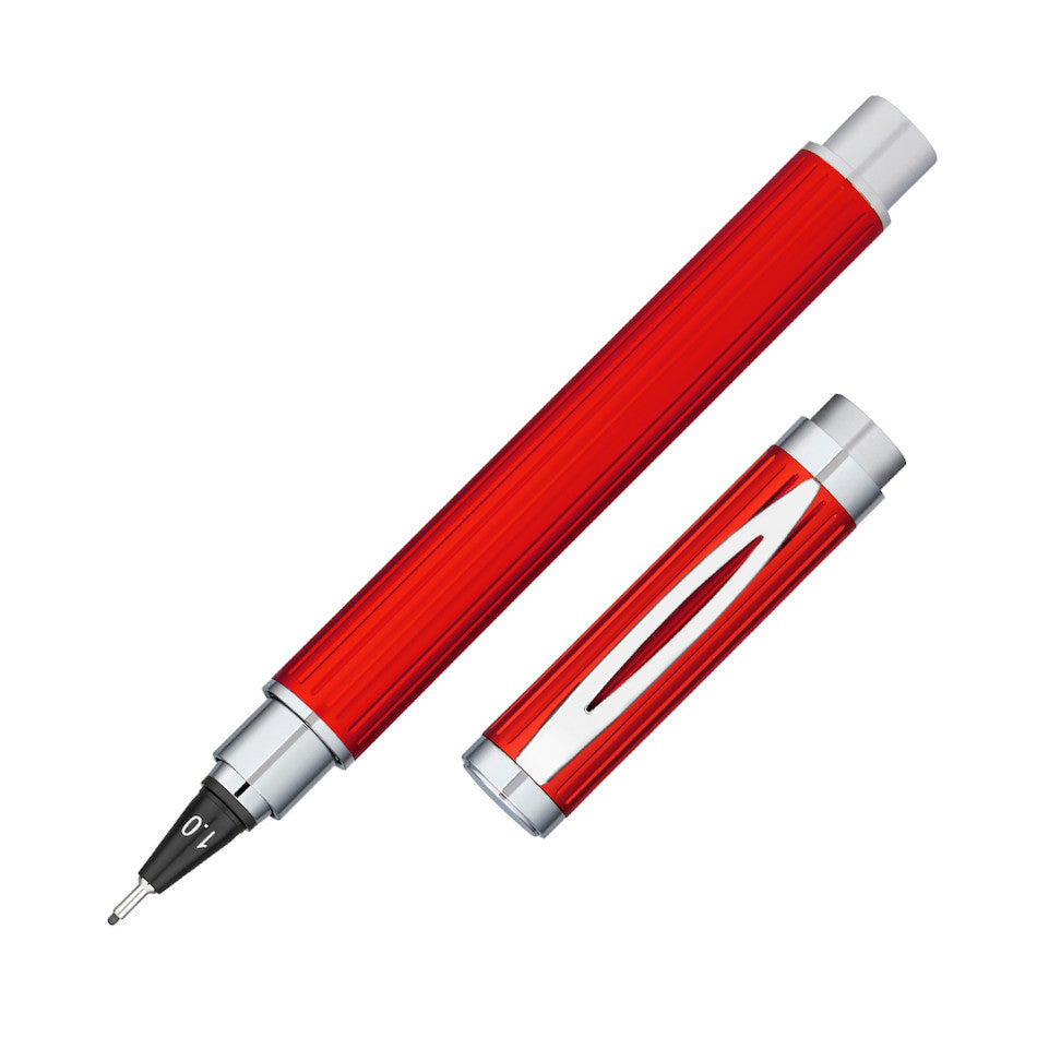 Yookers Eros Fibre Pen Red Lacquer 1.0mm by Yookers at Cult Pens