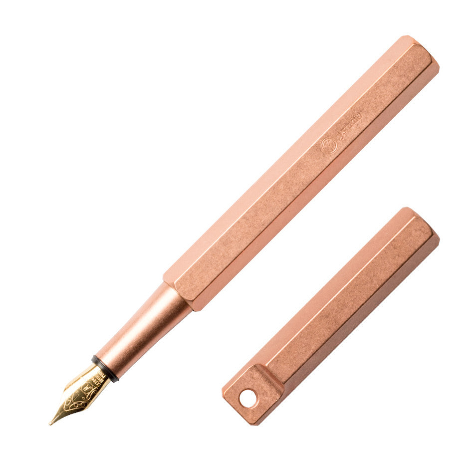 YStudio Classic Revolve Portable Fountain Pen Copper by YStudio at Cult Pens