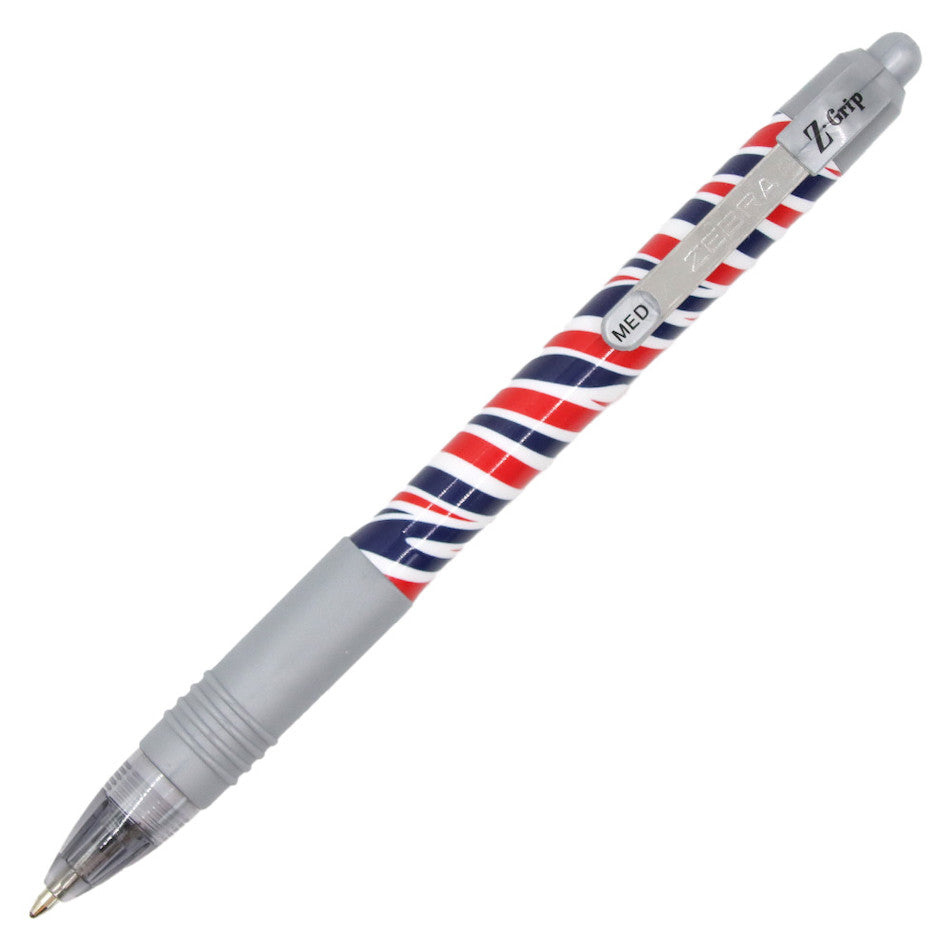 Zebra Z-Grip Ballpoint Pen Celebration Union Jack by Zebra at Cult Pens